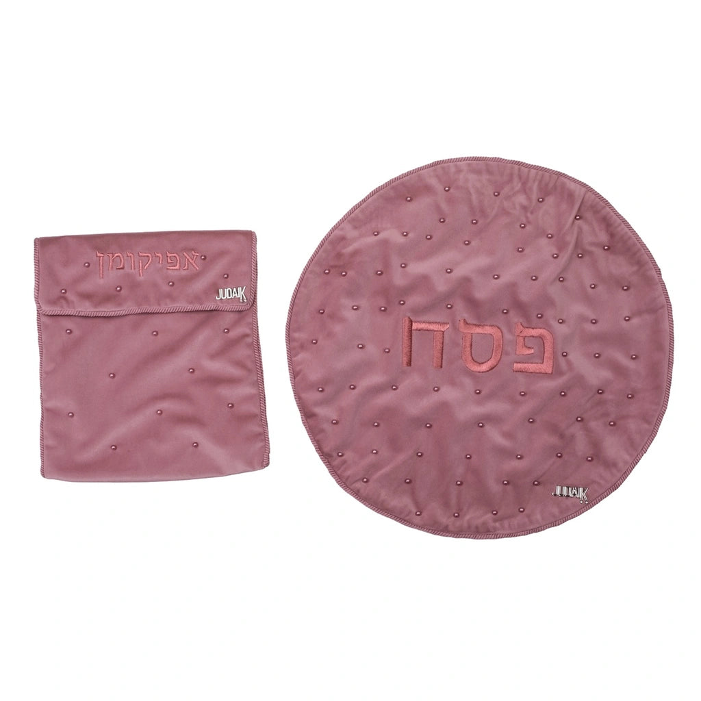 Pink Velvet Passover Afikoman Cover