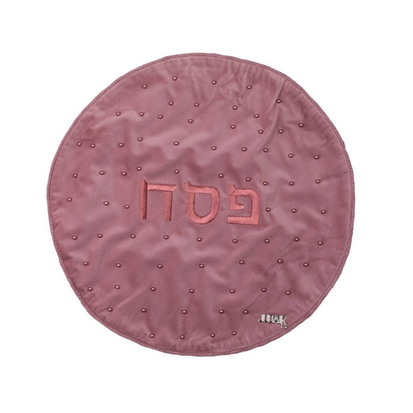 Dark Pink Velvet Passover Matzah Cover