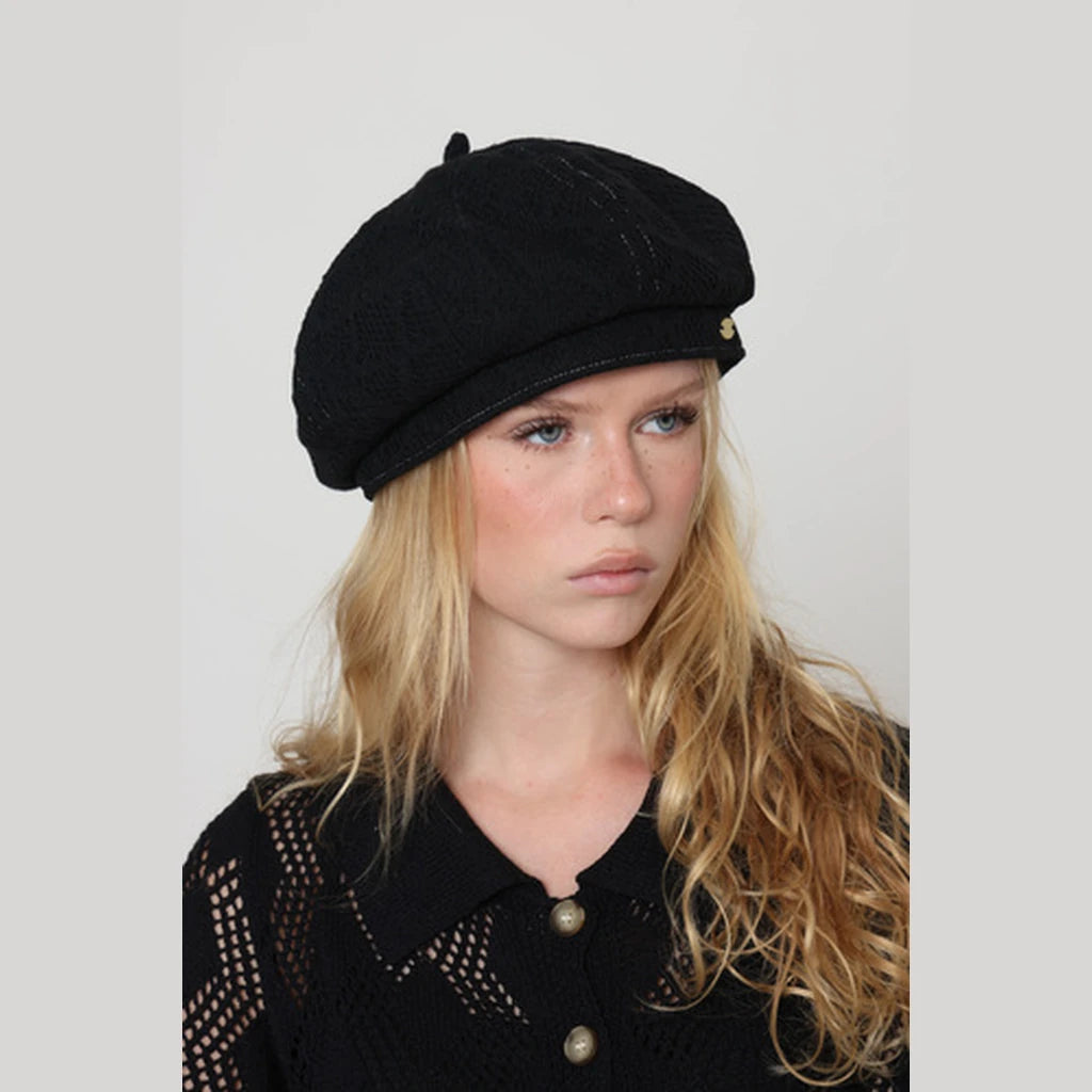 Cotton Crochet Beret
