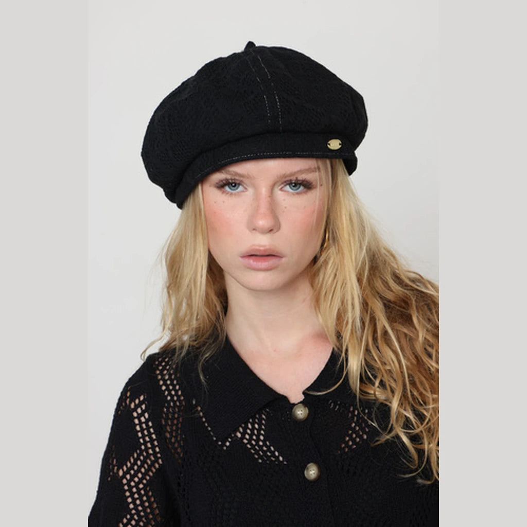 Cotton Crochet Beret