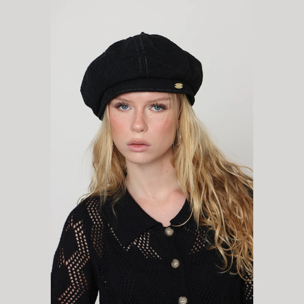 Cotton Crochet Beret