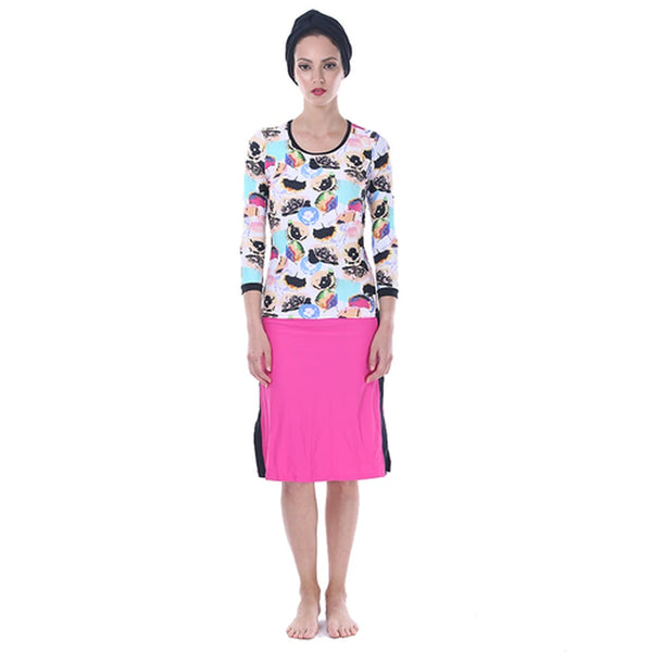 Modest Swimwear – Pop Art (Long)