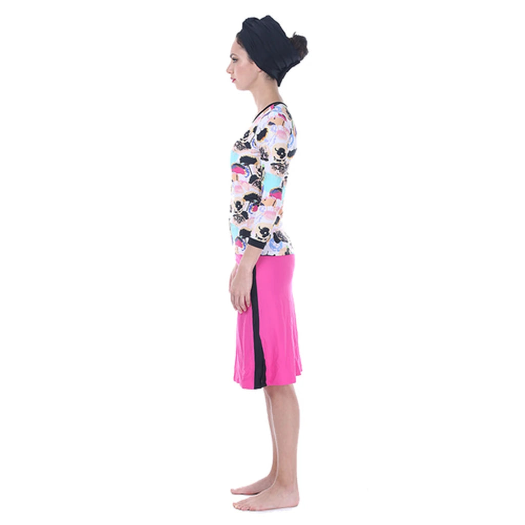 Modest Swimwear – Pop Art (Long)