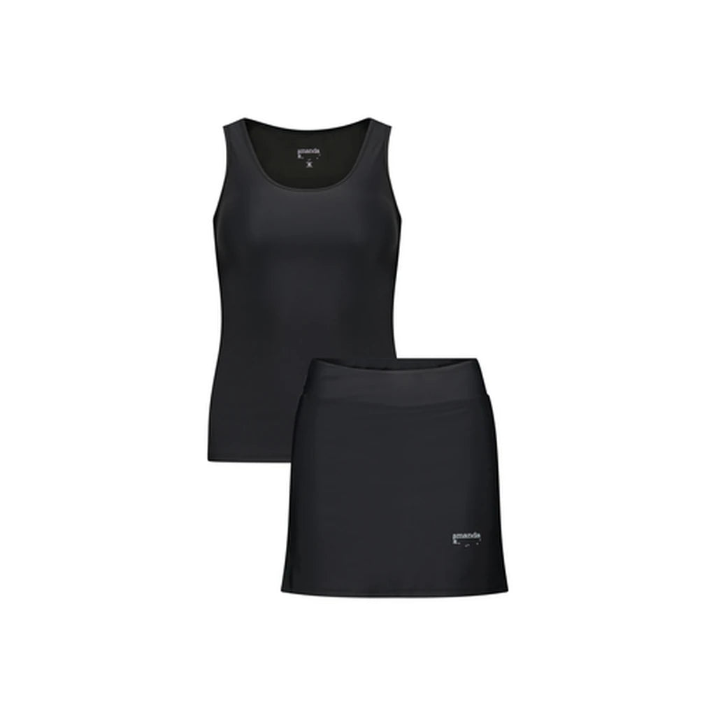 Black Modest Tankini Swimsuit – XS–3XL