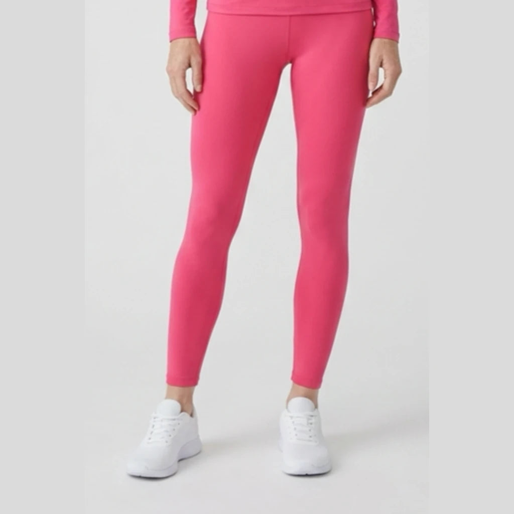 Long Strawberry Pink Swim Leggings XS–XXL