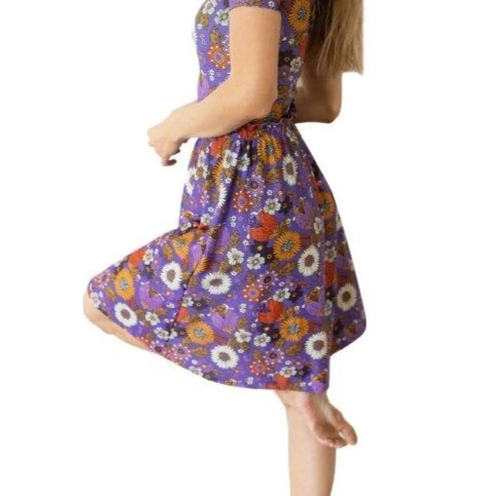 Marley Purple Swim Skirt (Leggings Not Included) XS–3XL