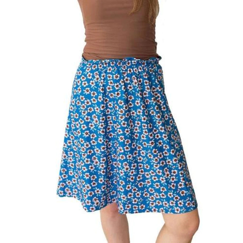 Quincy Turquoise Swim Skirt (Leggings Not Included) XS–3XL