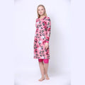 Pink Floral Modest Swim Tunic | Available in S & M Only
