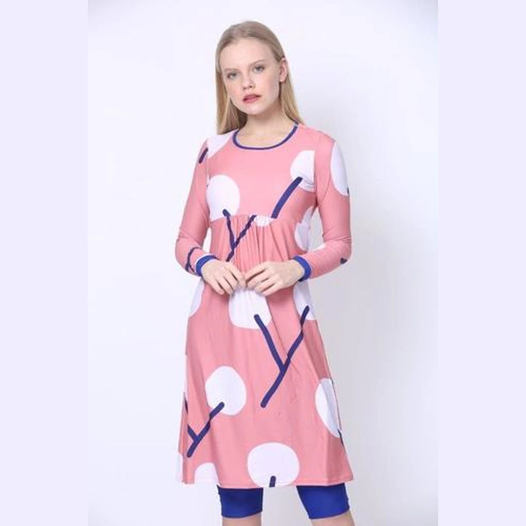 Cherries Modest Swim Tunic | Available in XS, S & M Only