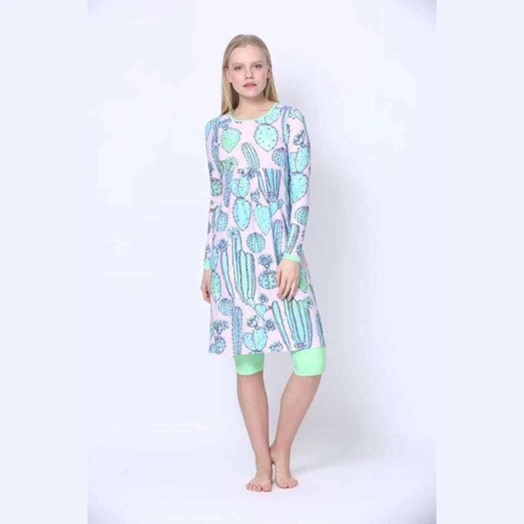 Cactus Modest Swim Tunic | Available in XS, S & M Only