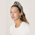 Pink Turquoise Paisley Turban Headband
