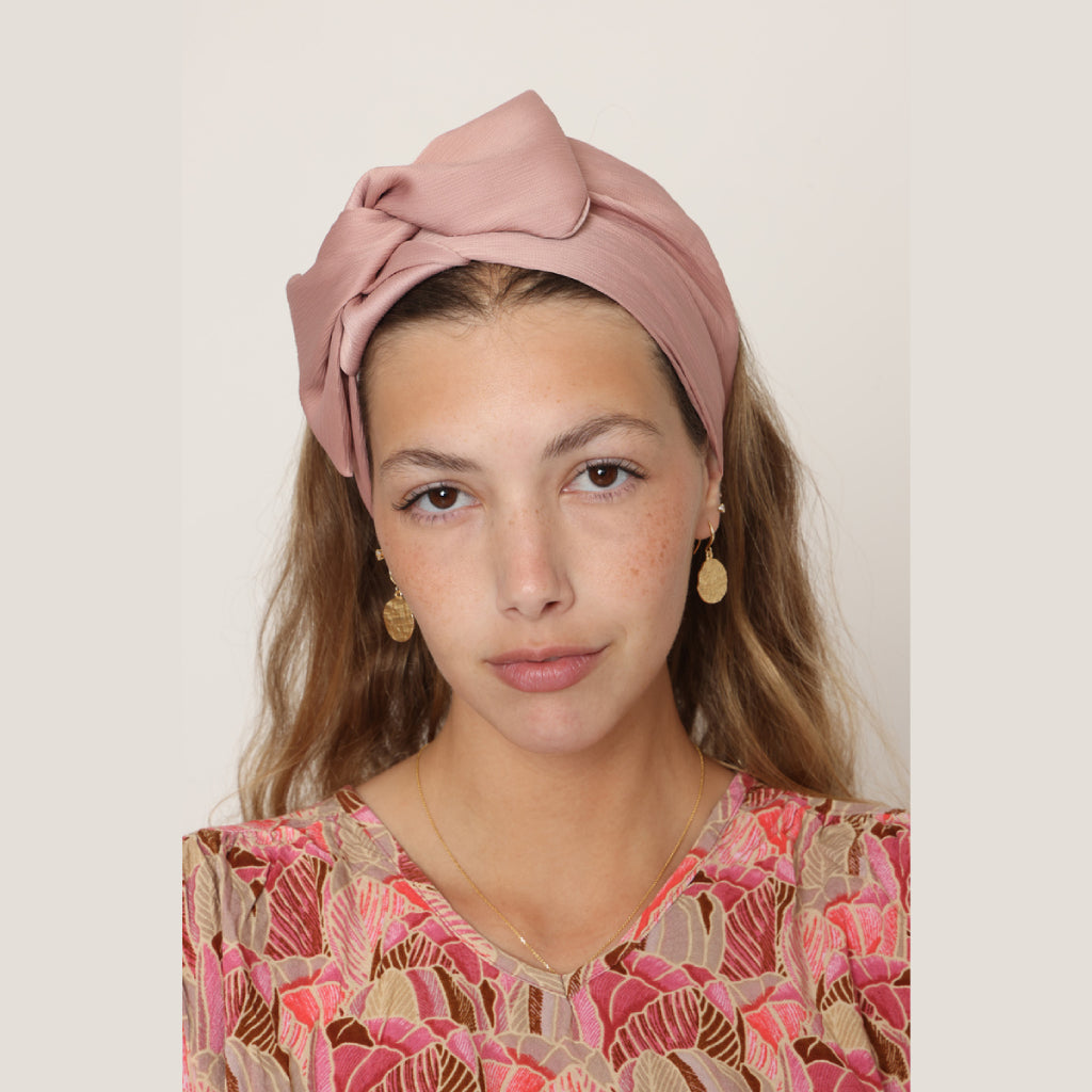 Satin Bordeaux Headwrap