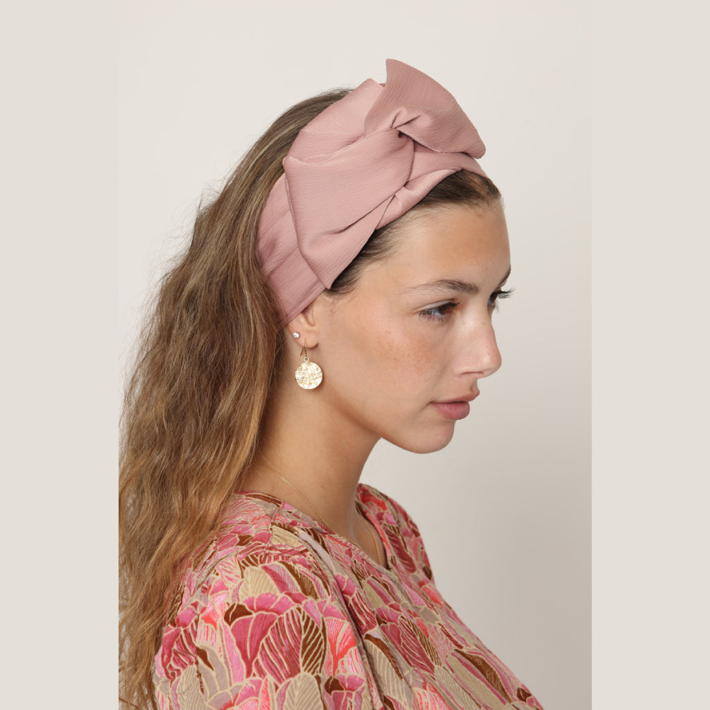 Satin Bordeaux Headwrap