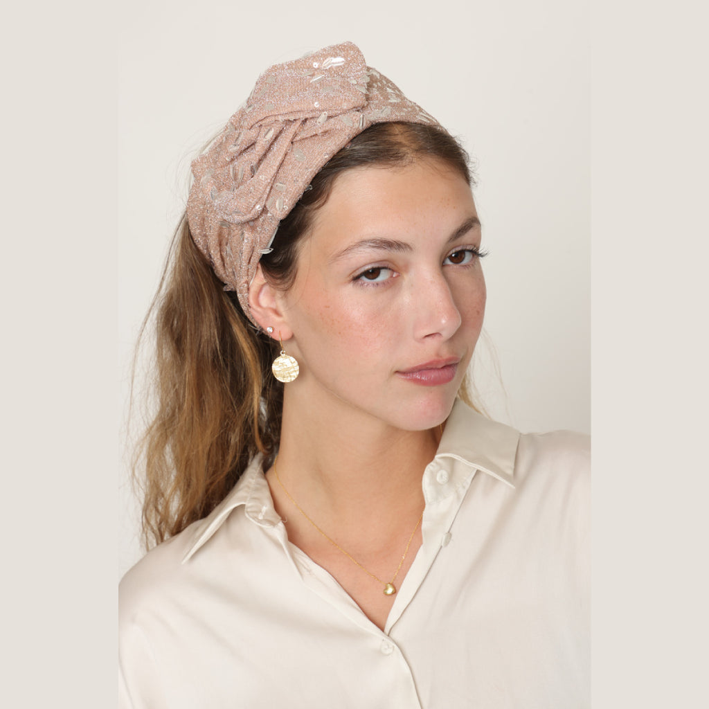 Pink Glitter Headwrap
