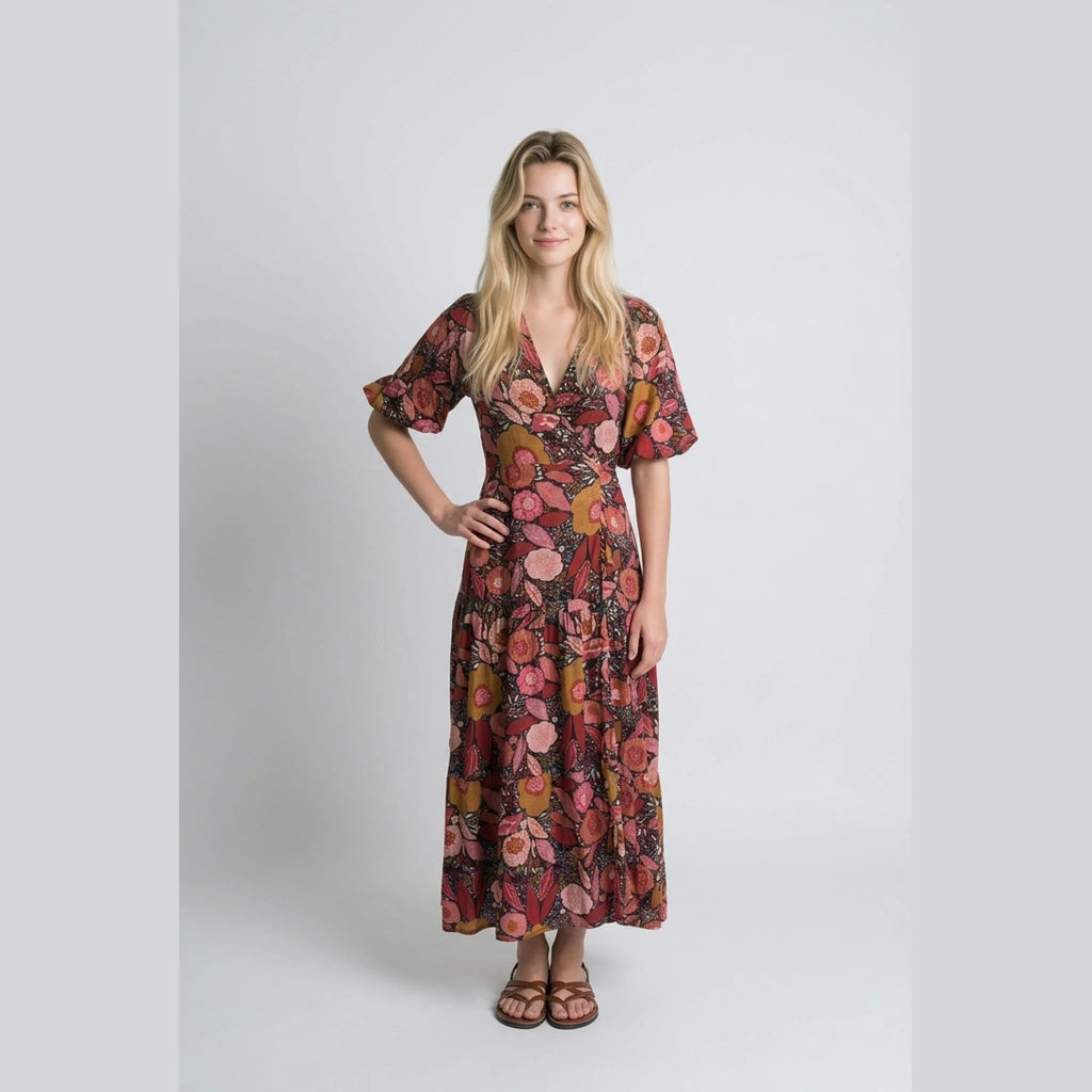 Pop Floral Maxi Dress