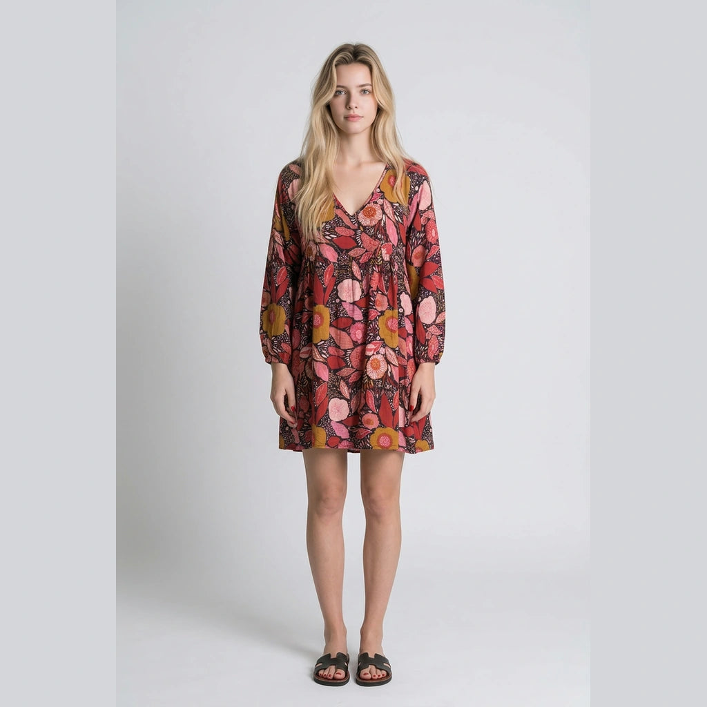 Short Poppy Bloom Dress