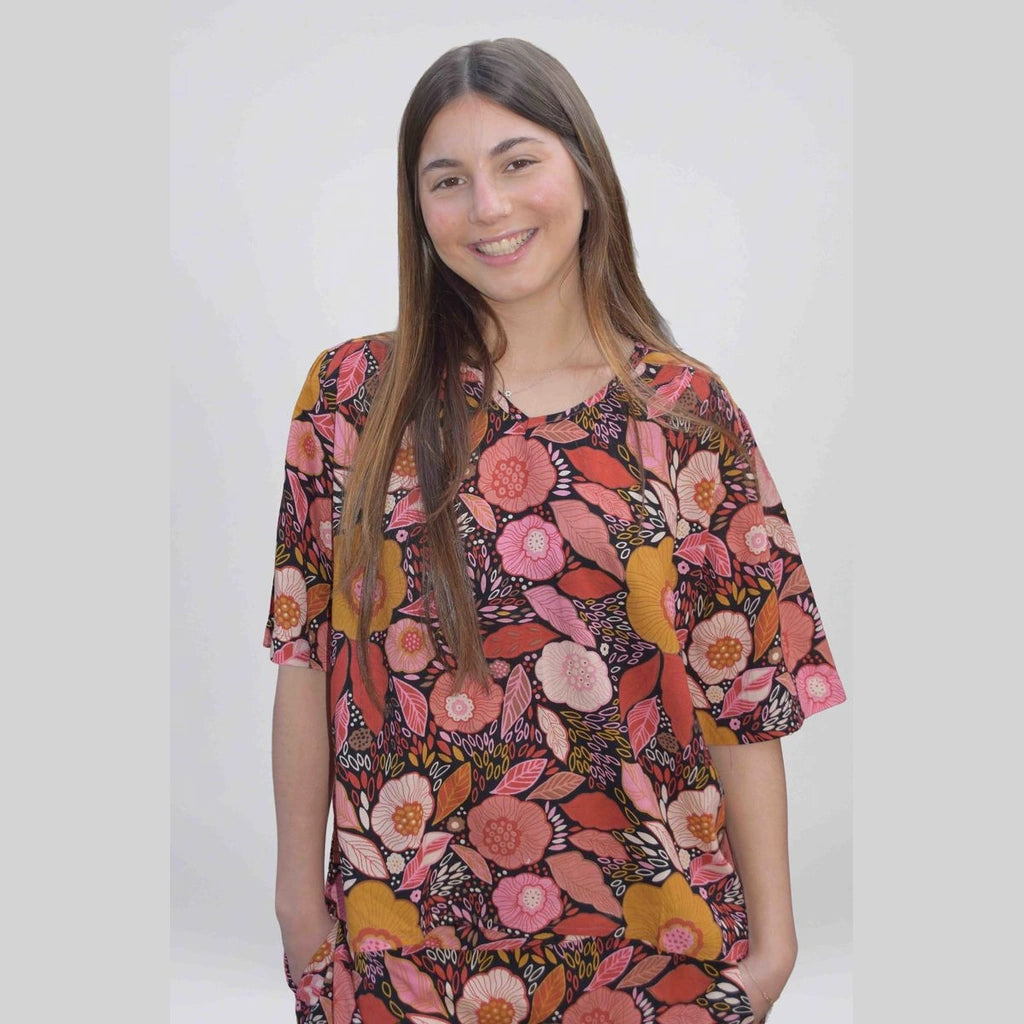 Pop Floral Blouse