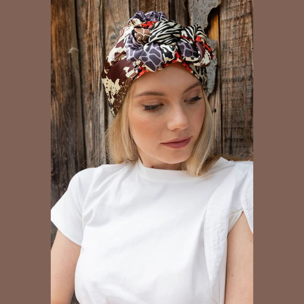 Red Leopard Print Hat