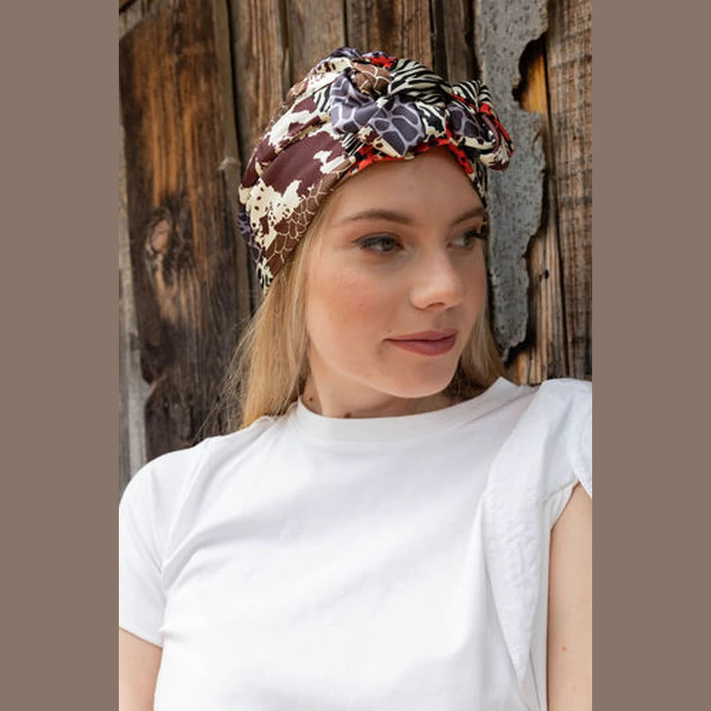 Red Leopard Print Hat