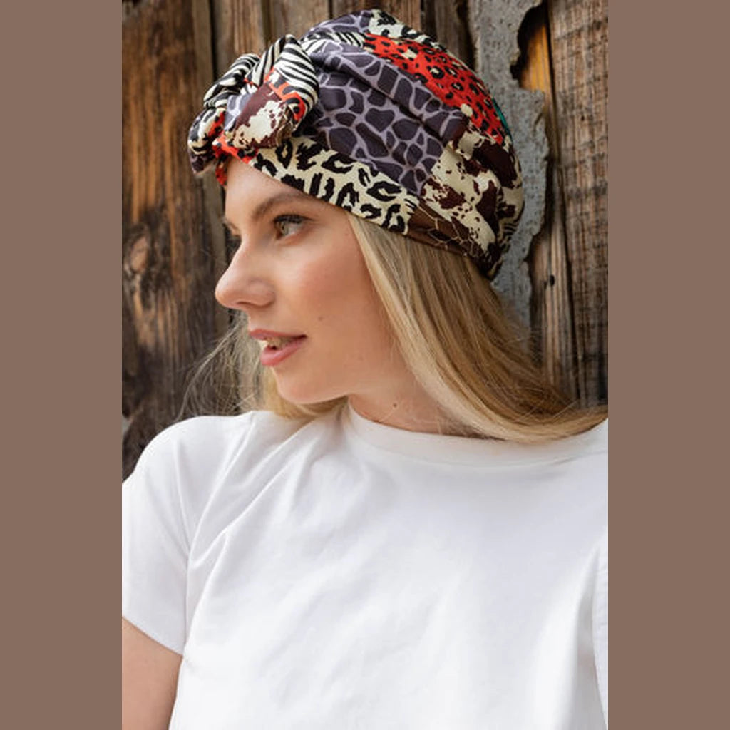 Red Leopard Print Hat