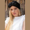 Black Satin Hat