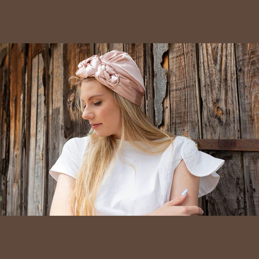 Pink Satin Hat
