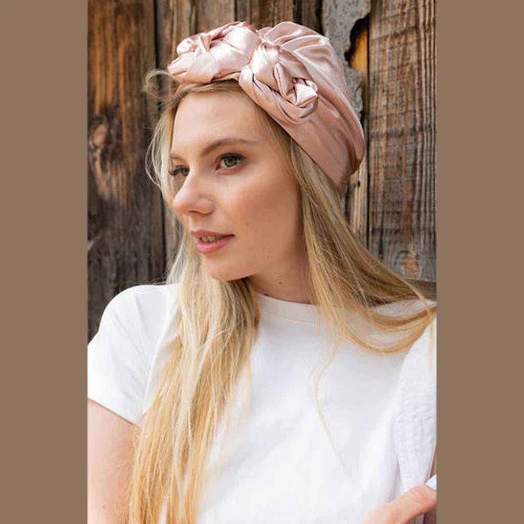 Pink Satin Hat