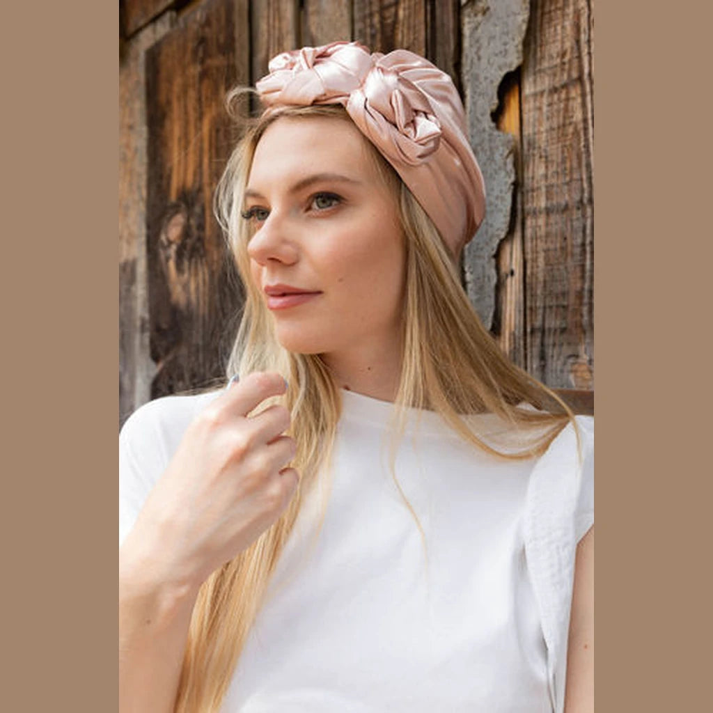 Pink Satin Hat