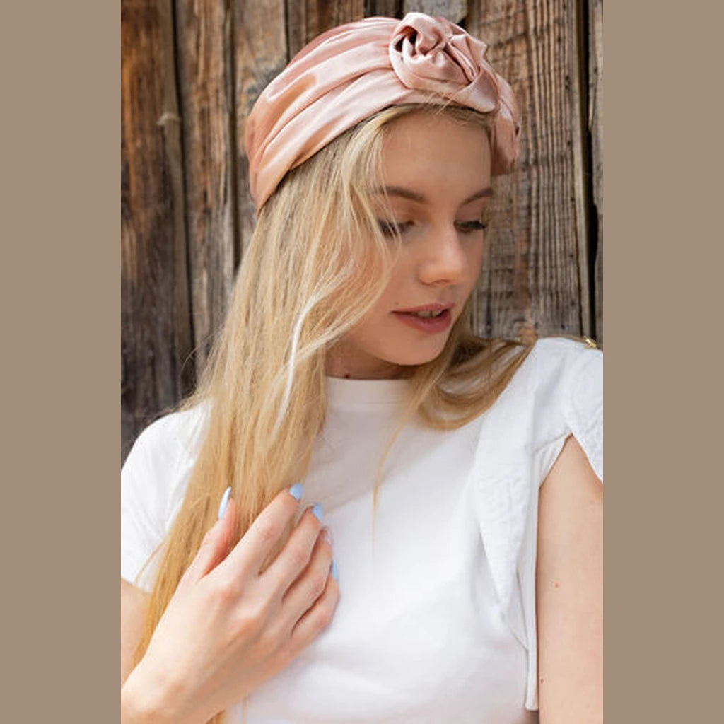 Pink Satin Hat