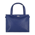 Blue Faux Leather Bag – Blue Label