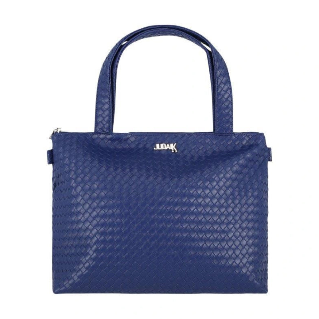Blue Faux Leather Bag – Blue Label