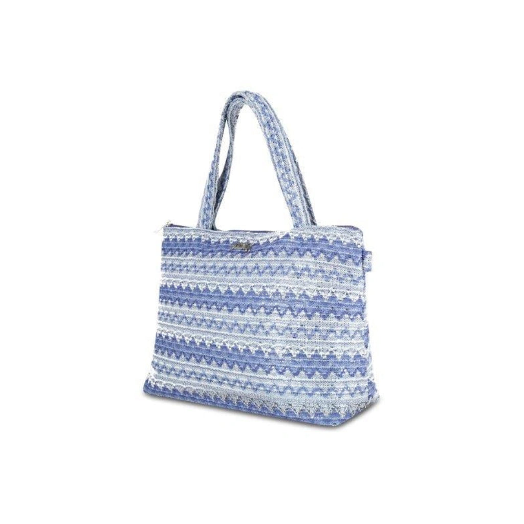Blue Zig Zag Bag