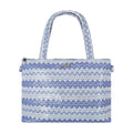 Blue Zig Zag Bag