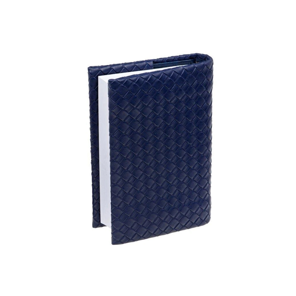 Blue Label Faux Leather Siddur Cover – Blue