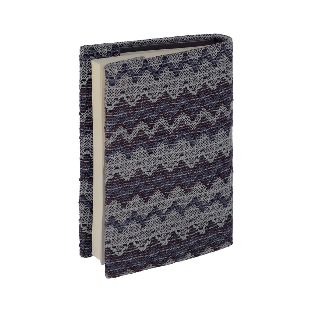Knitted Fabric Siddur Cover – Blue