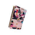 Pink Geometric Print Siddur Cover