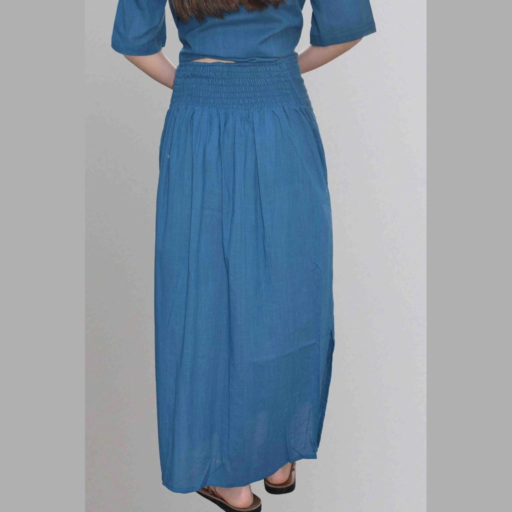 Blue Maxi Skirt