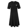 Black Short Sleeve Sports Dress