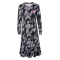 Printed Long Sleeve Sports Dress