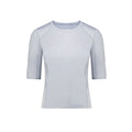 Sky Blue 3/4 Sleeve Sports Top