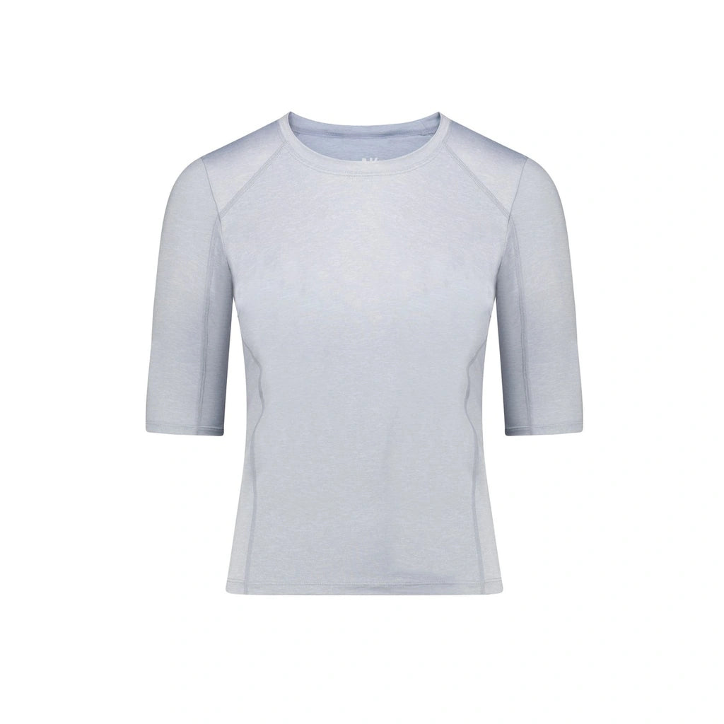 Sky Blue 3/4 Sleeve Sports Top