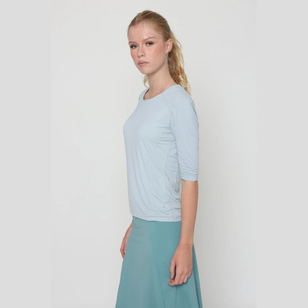Mint 3/4 Sleeve Sports Top