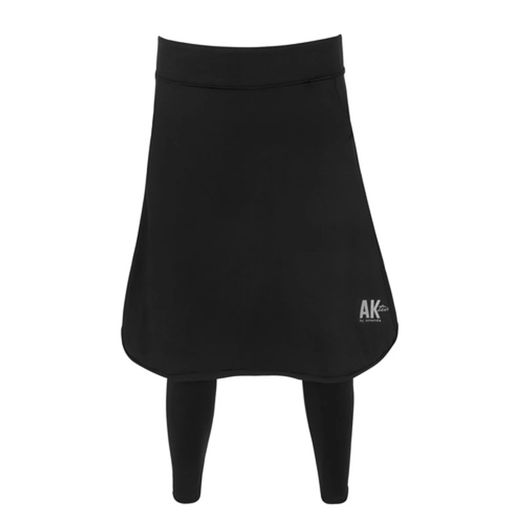 Long Black Sports Skirt