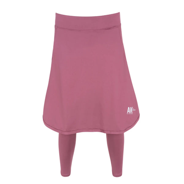 Long Dark Pink Sports Skirt