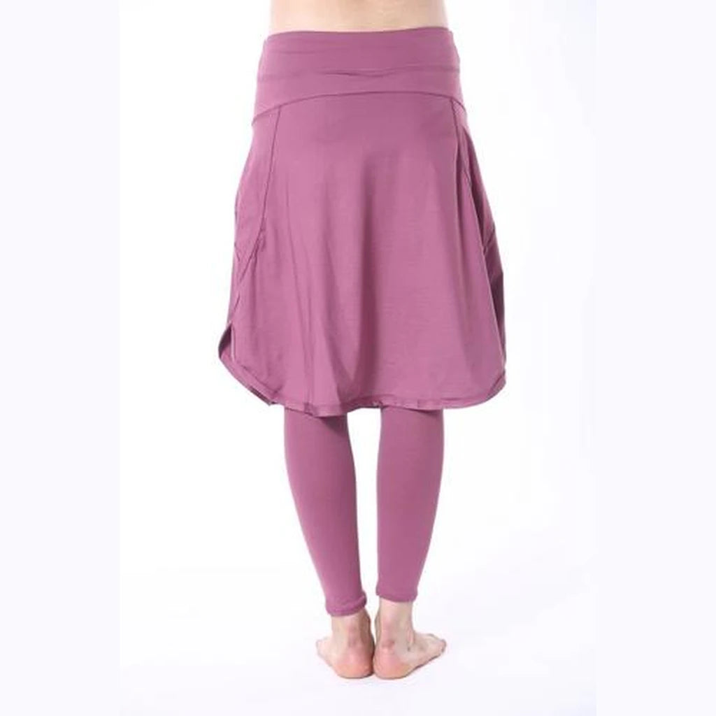 Long Dark Pink Sports Skirt