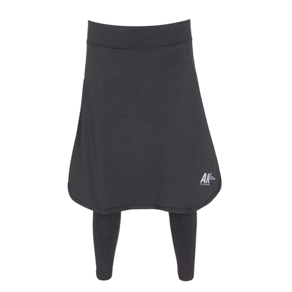 Long Black Sports Skirt