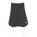 Long Gray Sports Skirt with Built-In Shorts