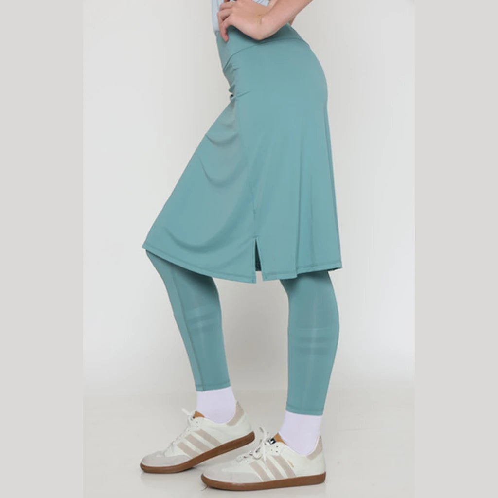 Super Light Long Mint Sports Skirt