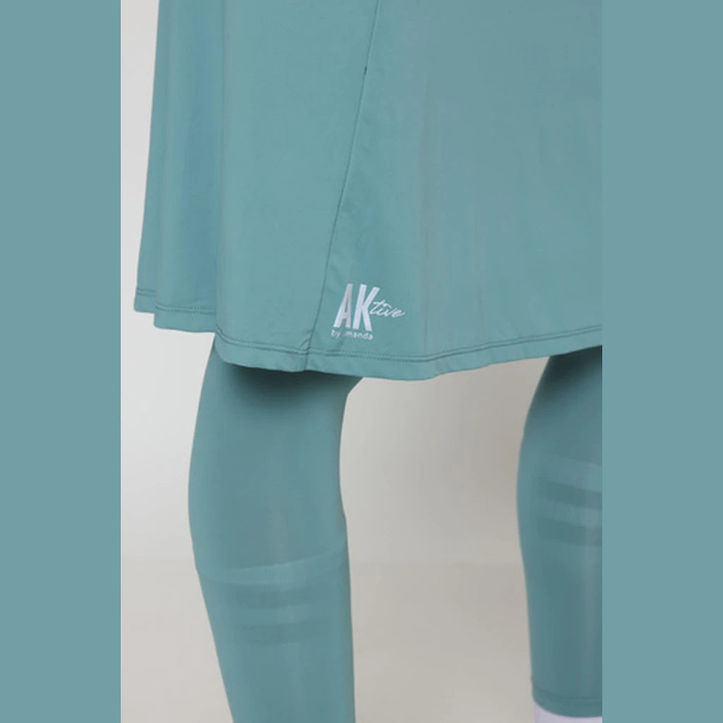 Super Light Long Mint Sports Skirt