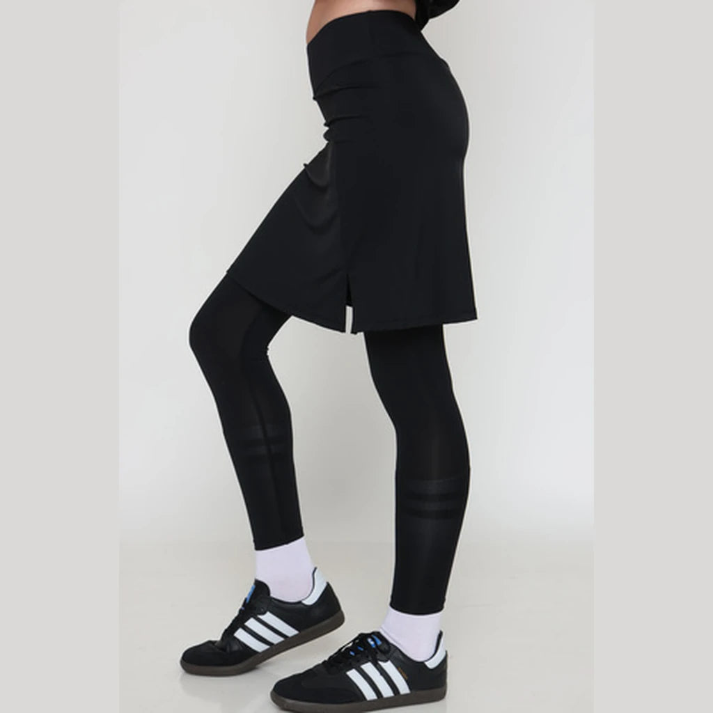 Super Light Short Black Sports Skirt